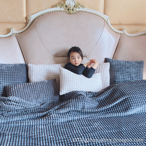 dicke Flanell-Fleece-Laken für das Bett